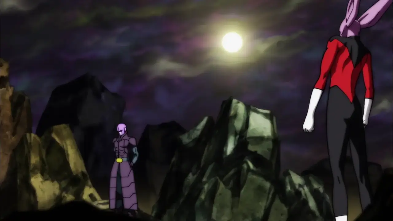 Aperçu animé — Une bataille à la vitesse de la lumière ! Goku et Hit unissent leurs forces.