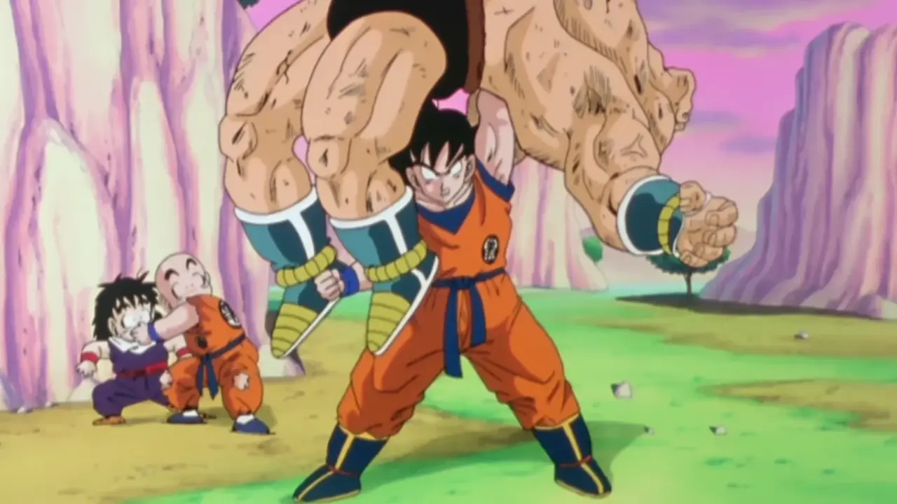 Aperçu animé — Voilà l'aura de Kaioh ! Un combat extrême : Goku contre Vegeta