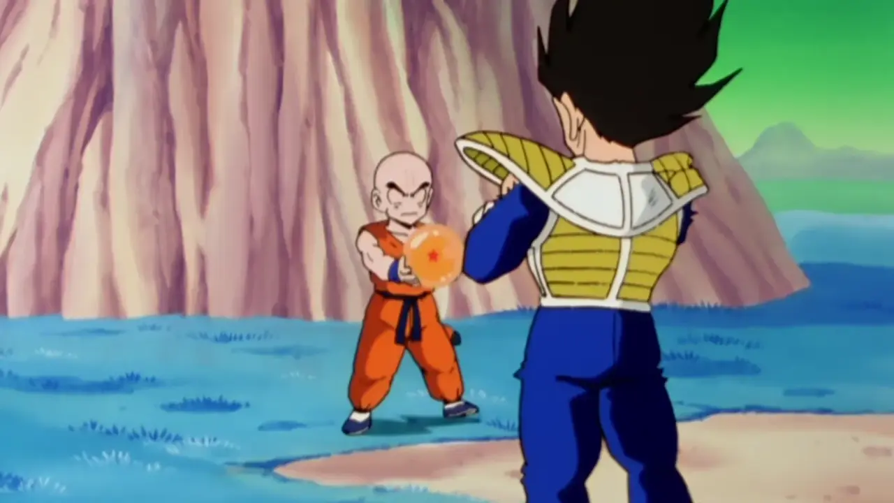 Aperçu animé — La situation est critique. Gohan, protège la boule à quatre étoiles