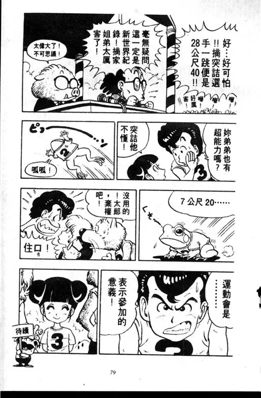 Chapitre 10 — Dr. Slump Vol. 10 — 摘氏一家来了 — page 79