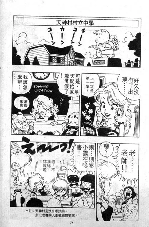 Chapitre 3 — Dr. Slump Vol. 3 — 地球SOS！ — page 78