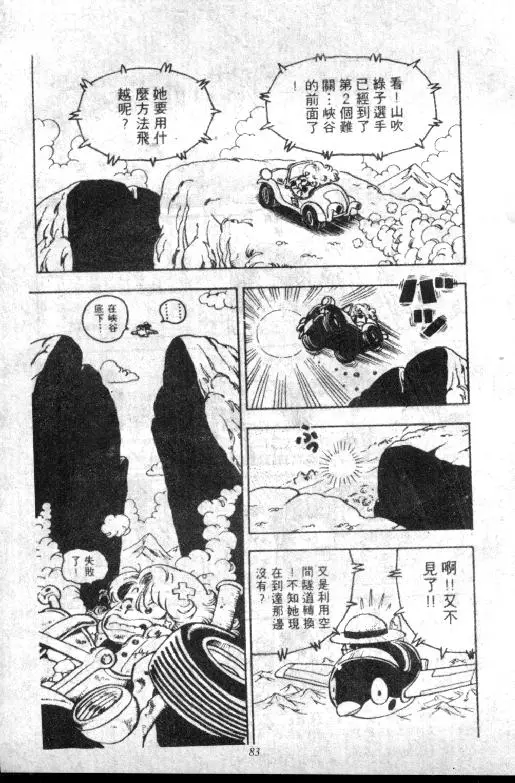 Chapitre 8 — Dr. Slump Vol. 8 — 天神杯大赛车 — page 83