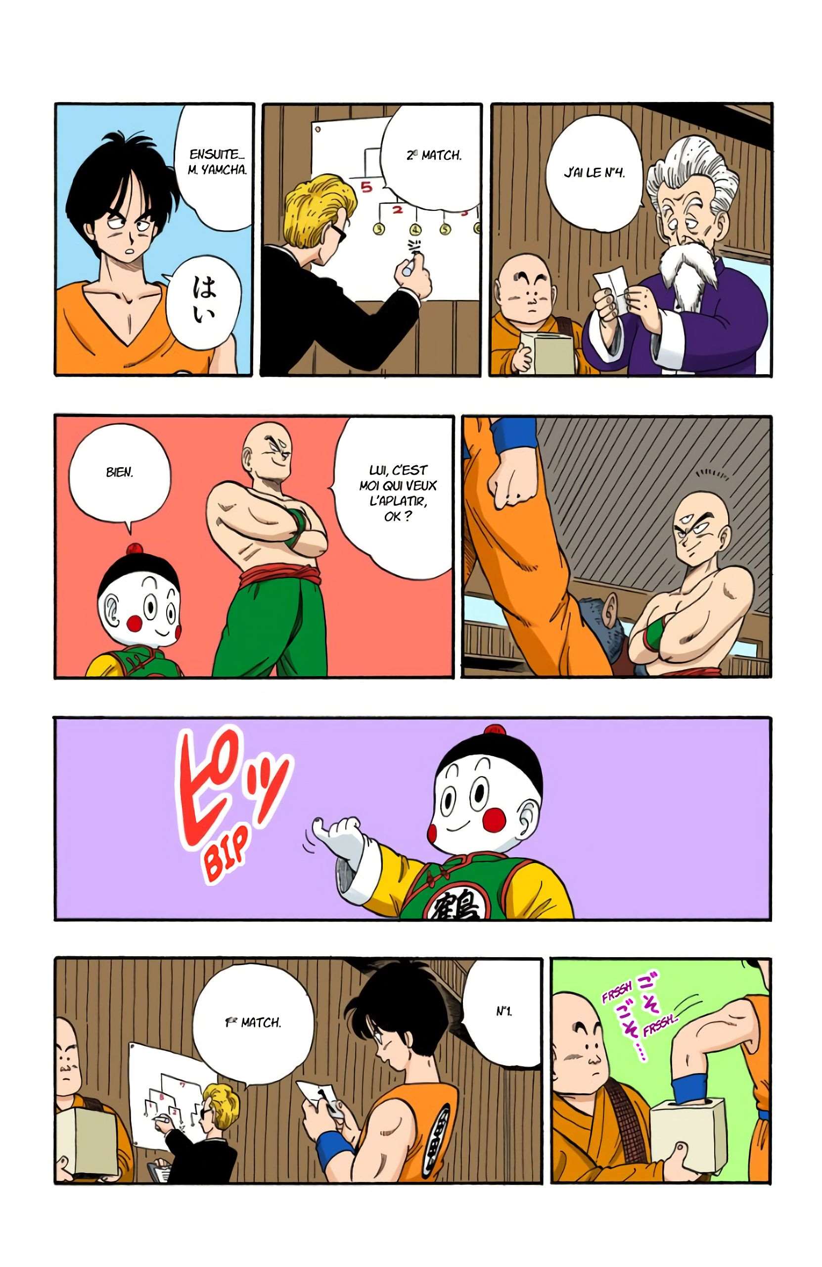 Chapitre 116 — Mise en place du tableau des matchs — page 5