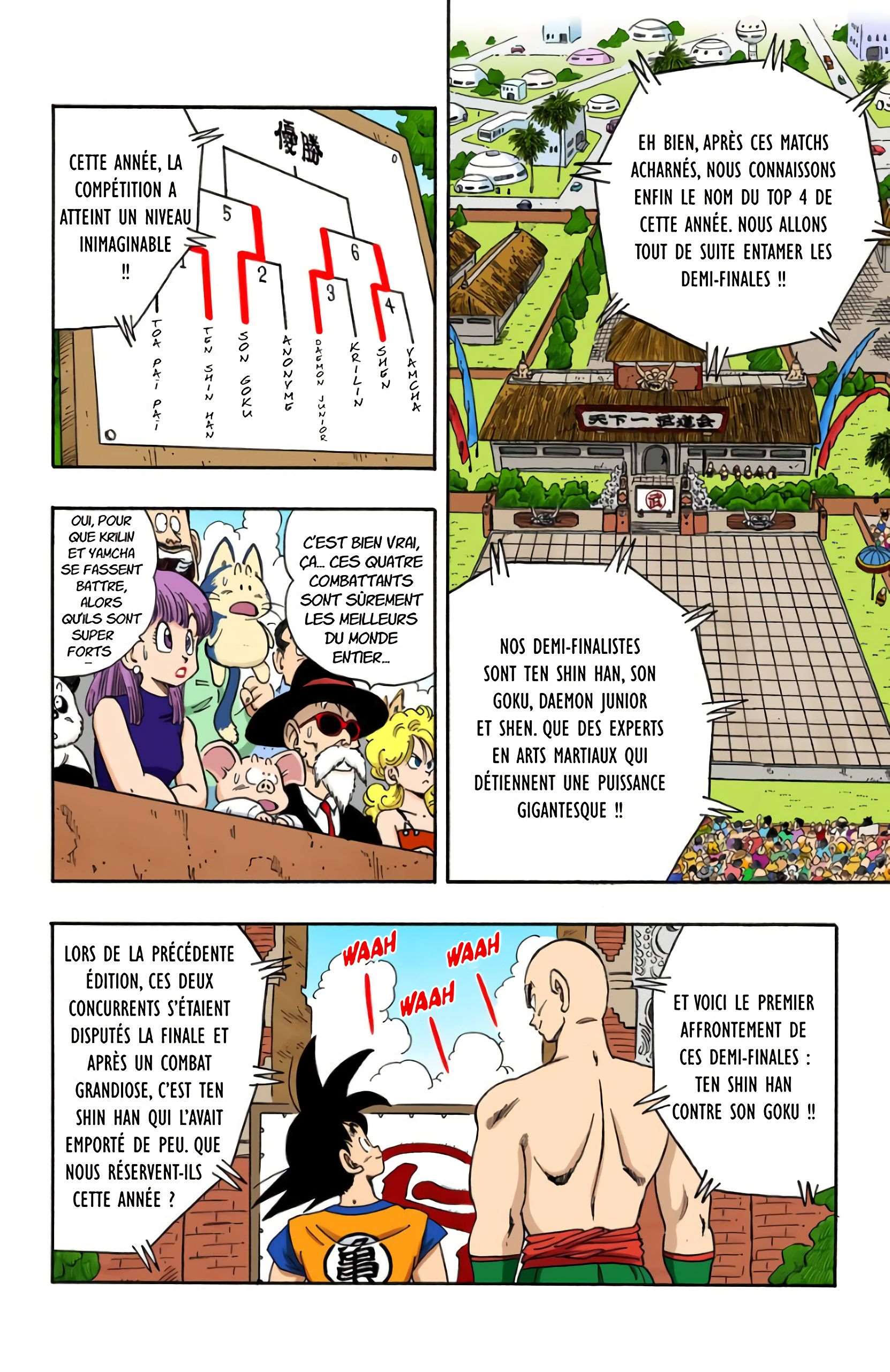 Chapitre 176 — Son Goku VS Ten Shin Han — page 2