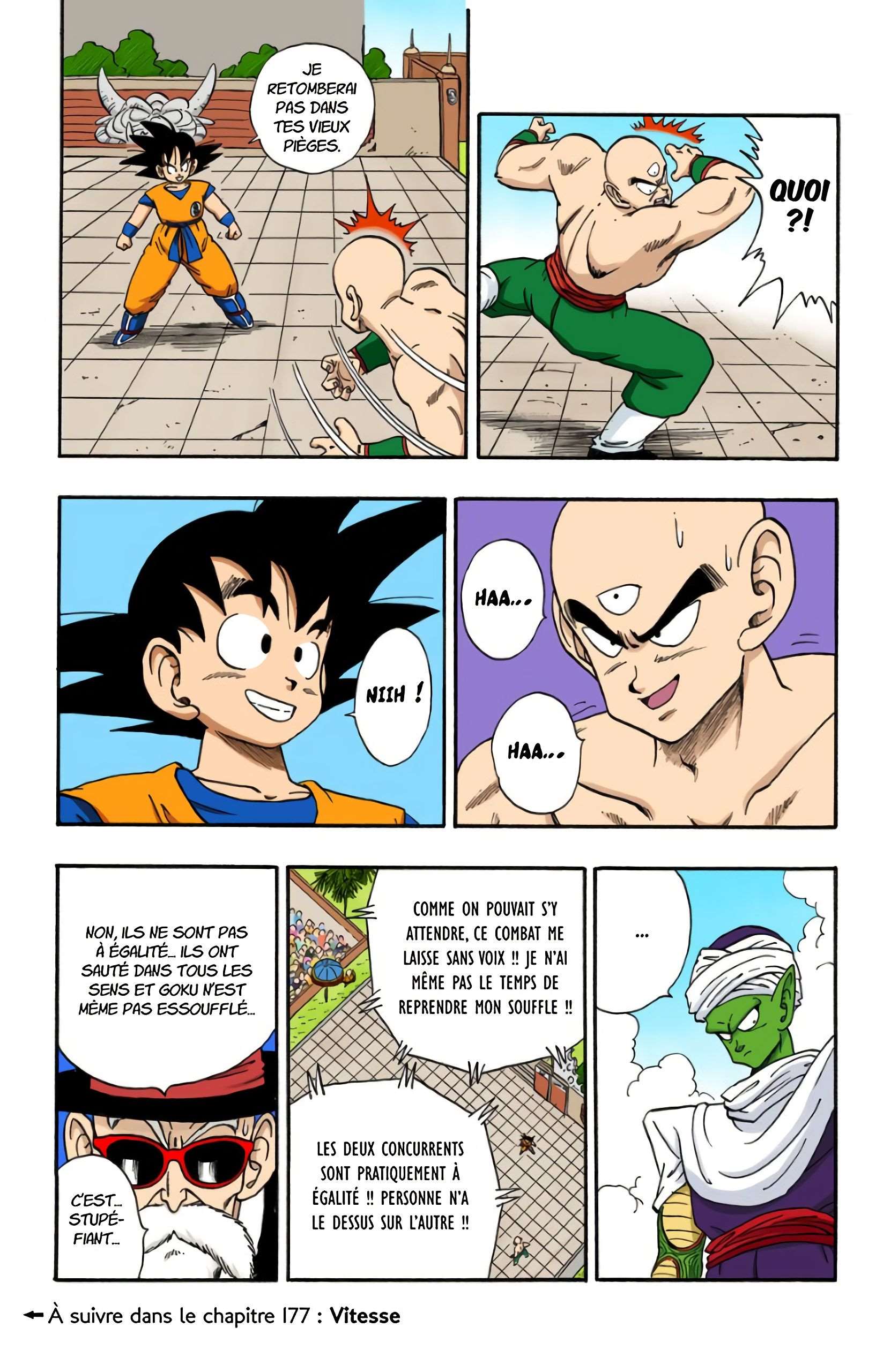 Chapitre 176 — Son Goku VS Ten Shin Han — page 15