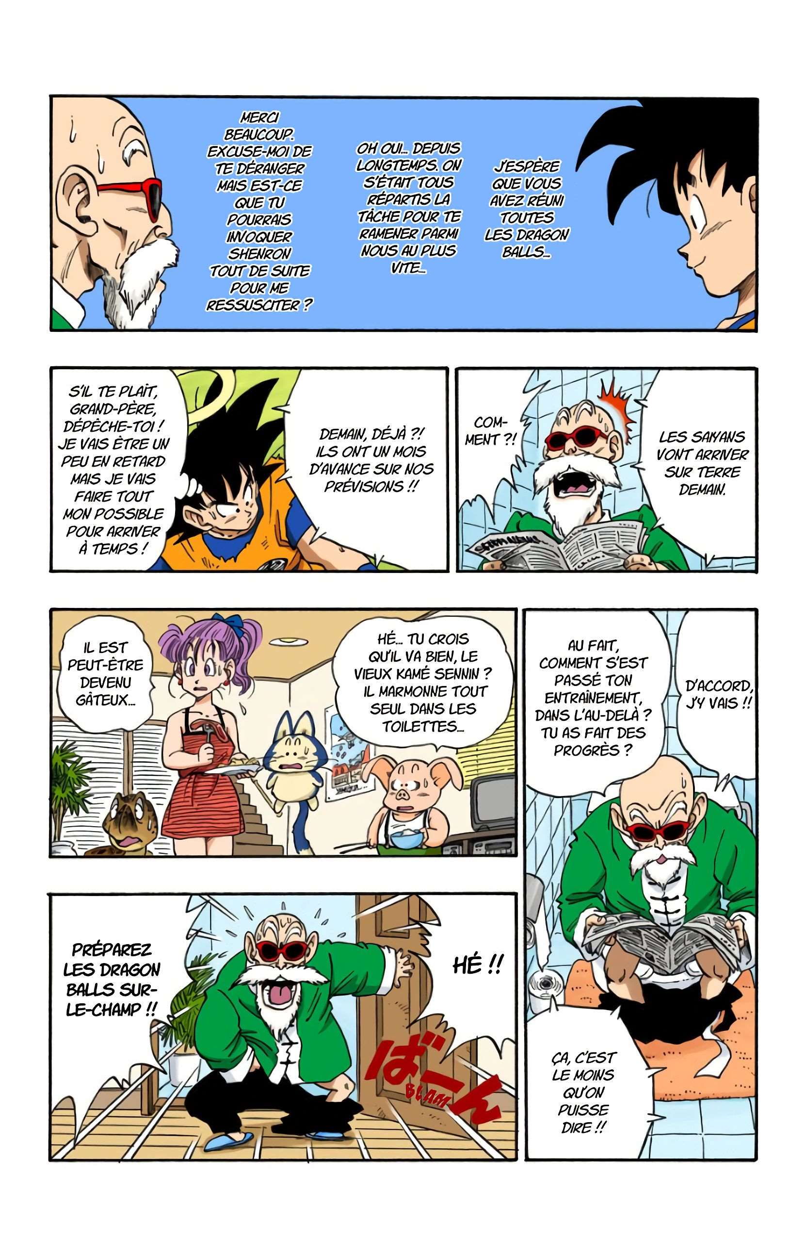 Chapitre 212 — Les Saïyens approchent !! — page 9