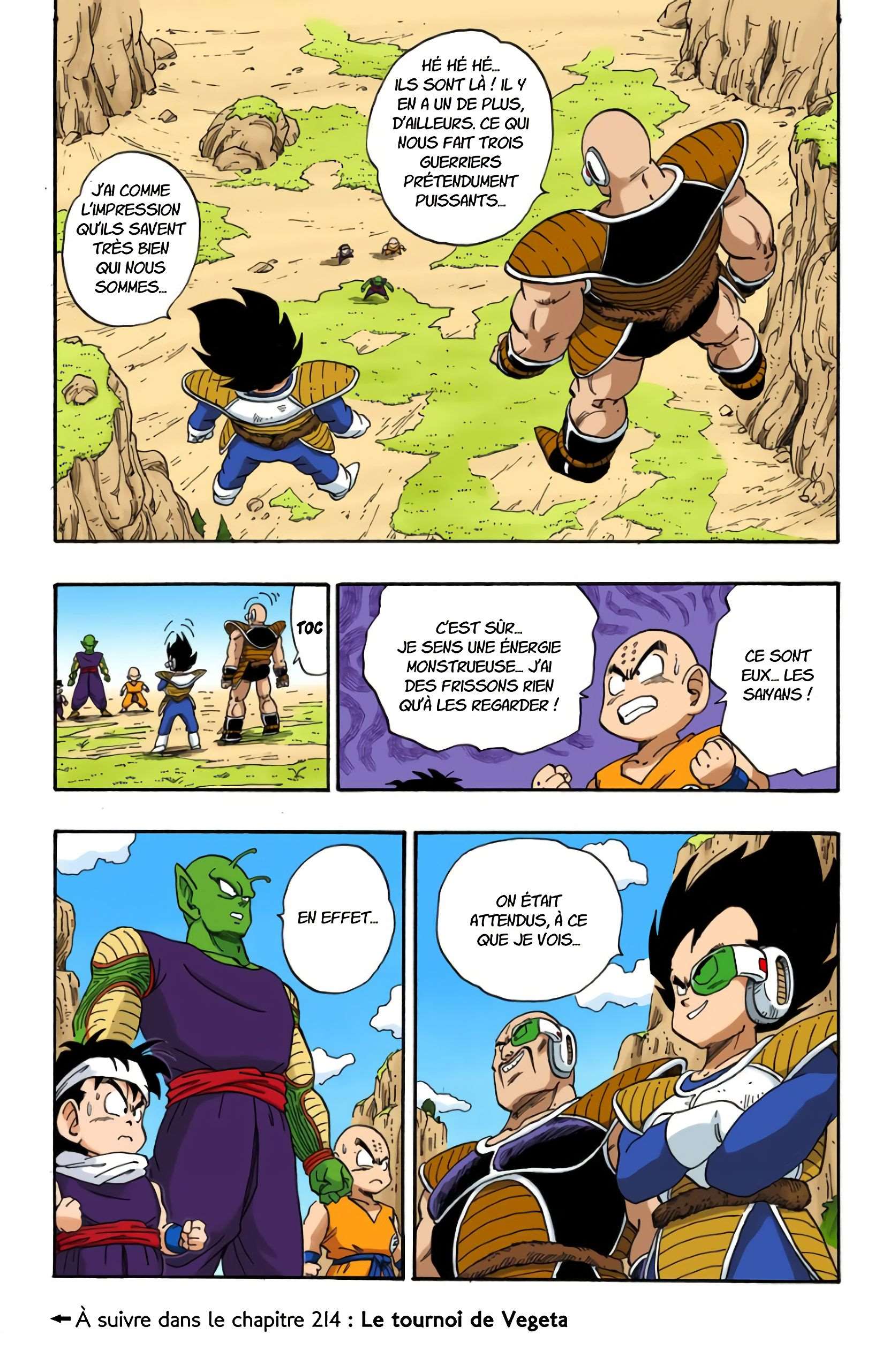 Chapitre 213 — Les Saïyens arrivent !! — page 15