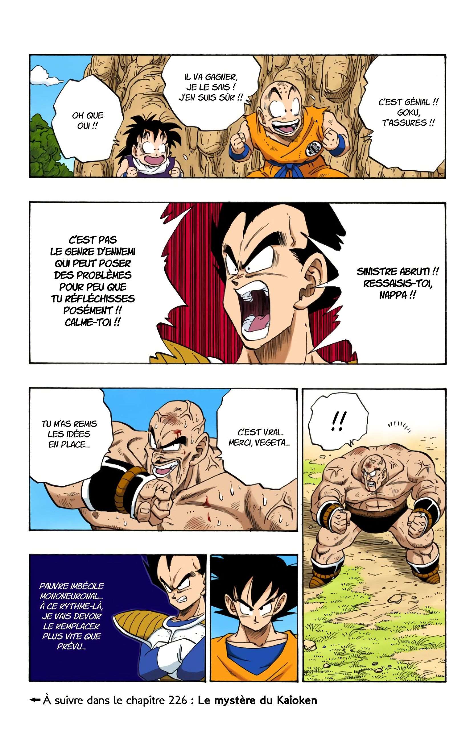 Chapitre 225 — Nappa pieds et poings liés !! — page 15