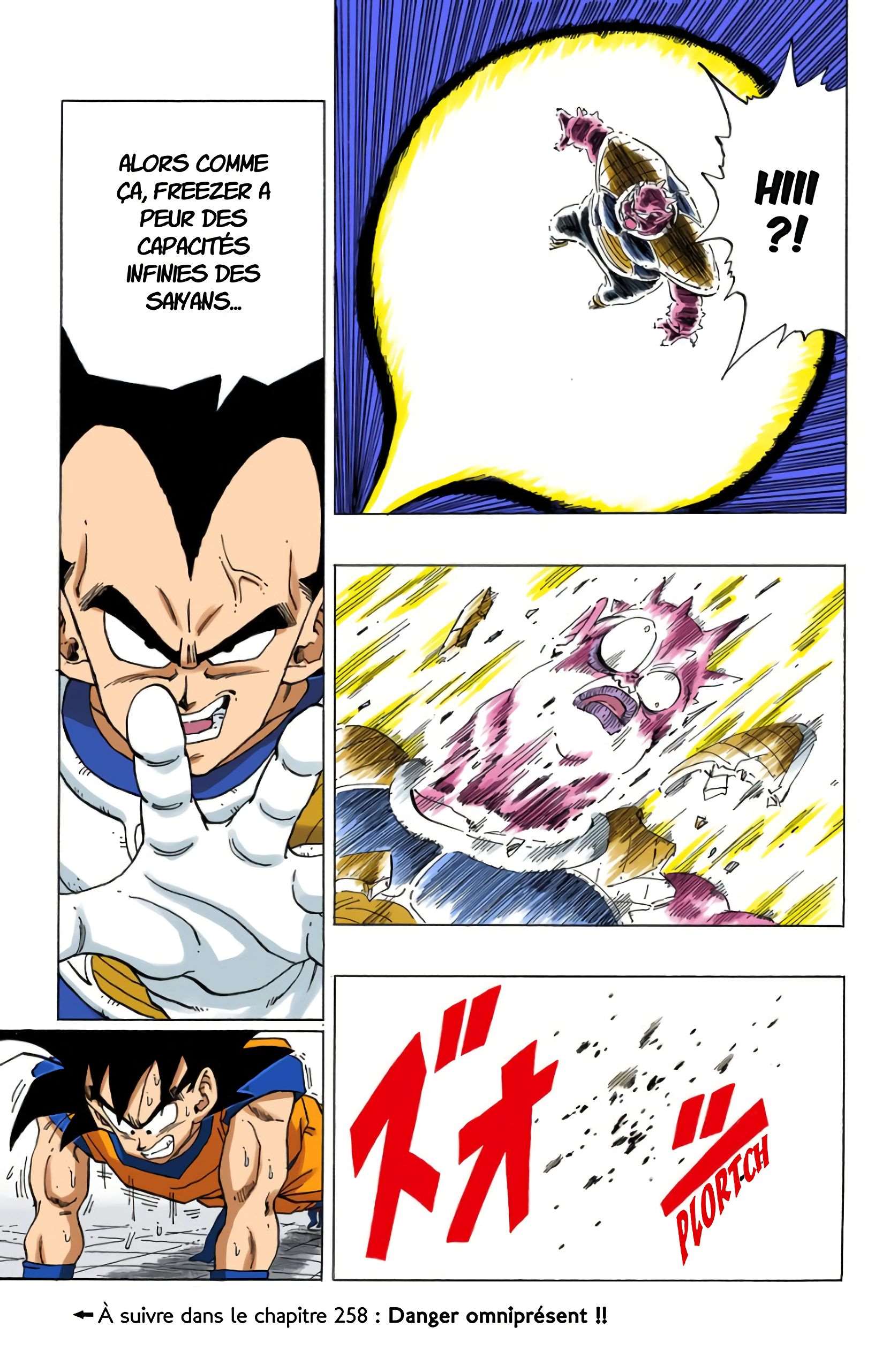 Chapitre 257 — Dodoria mort de peur — page 17