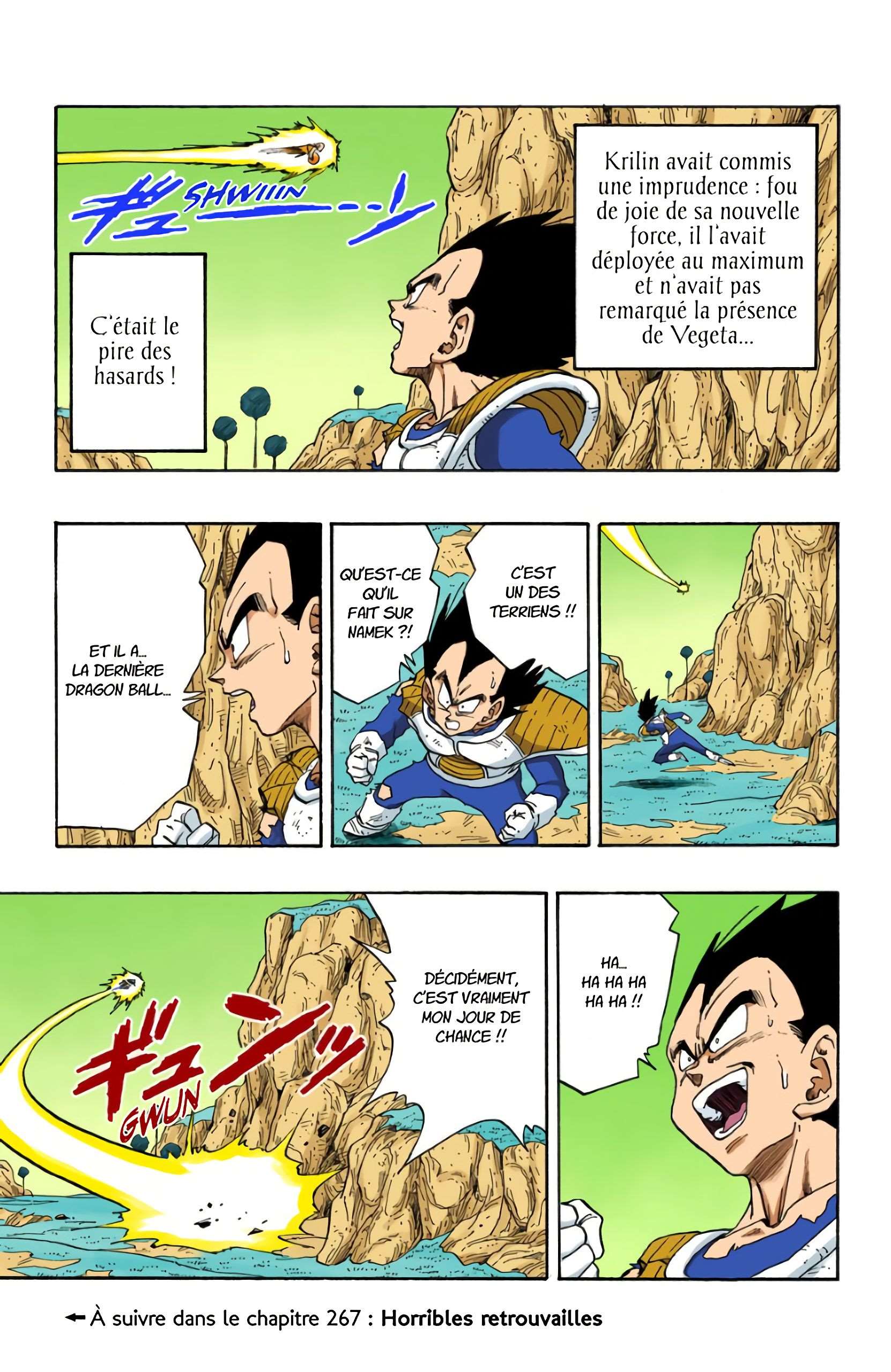 Chapitre 266 — Le sourire de Végéta, la colère de Freezer — page 15