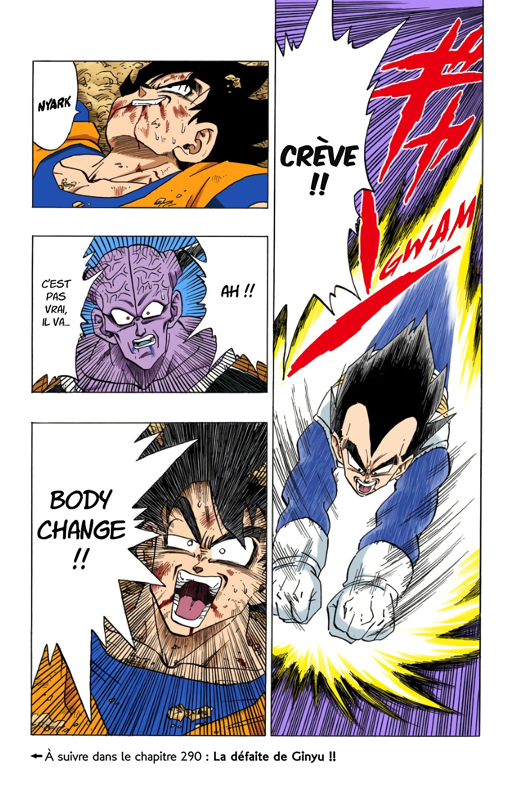 Chapitre 289 — La regrettable erreur de Ginyû !! — page 15