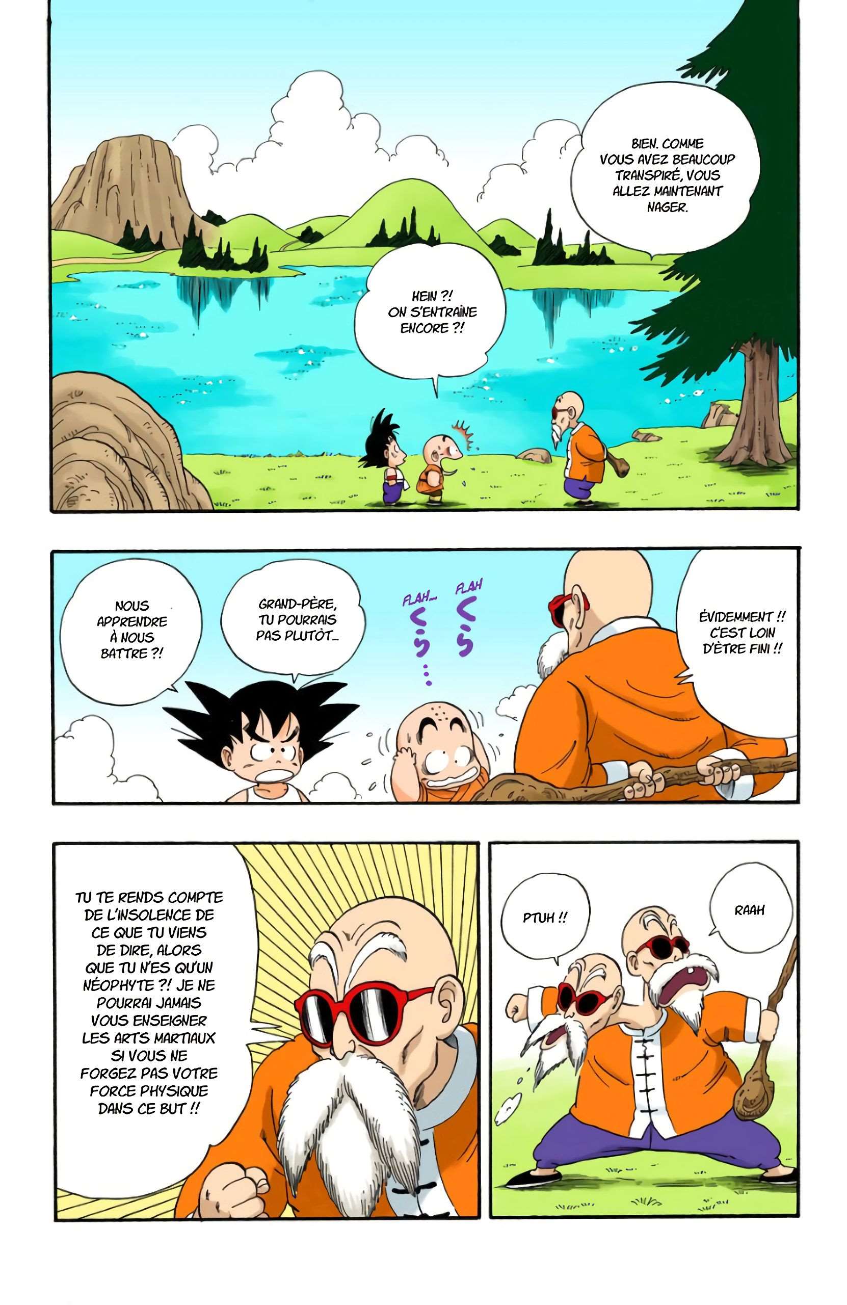 Chapitre 31 — Le rude entraînement de Kamé Sennin — page 7