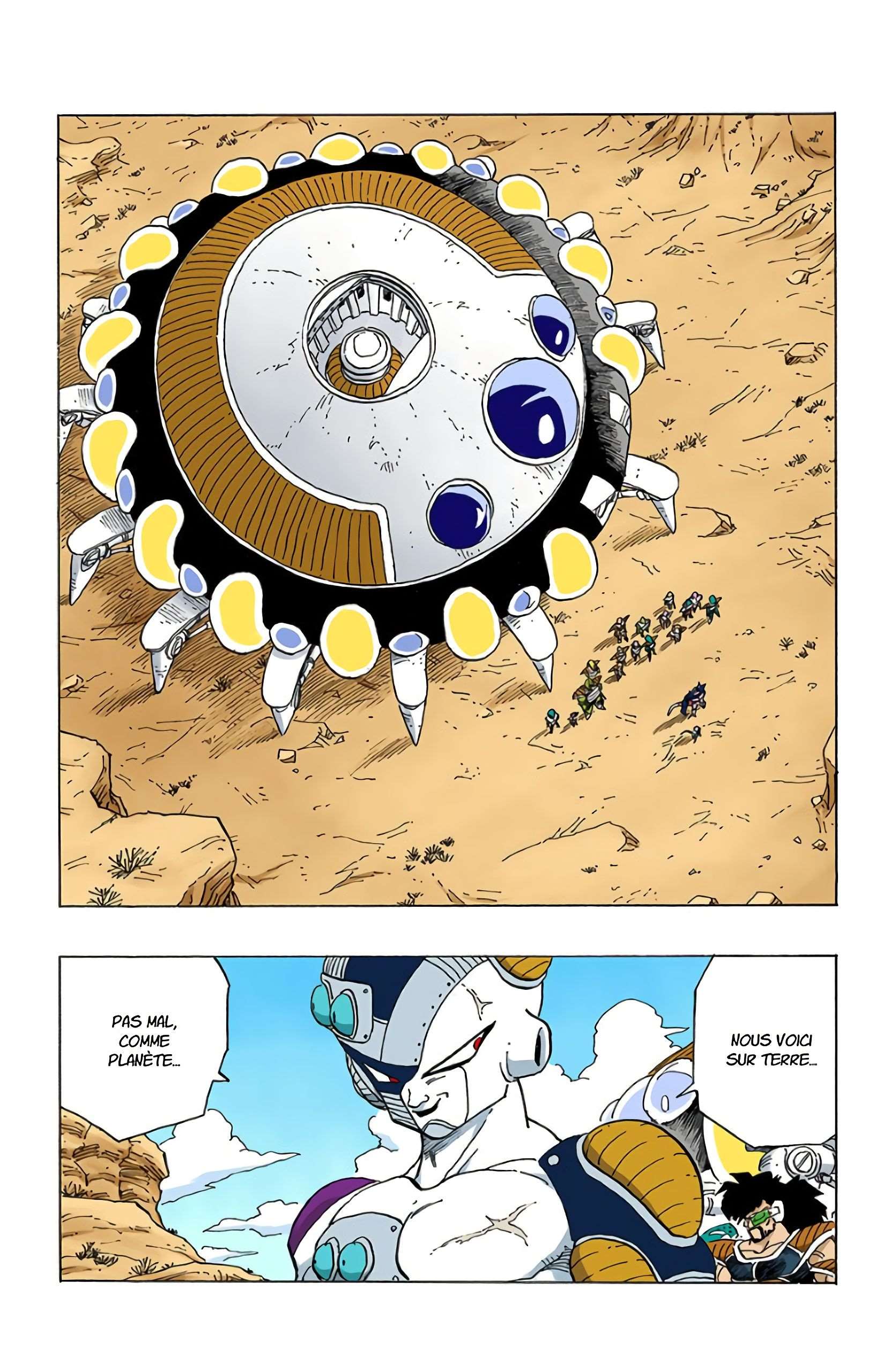 Chapitre 330 — Freezer père et fils atterrissent sur Terre — page 14