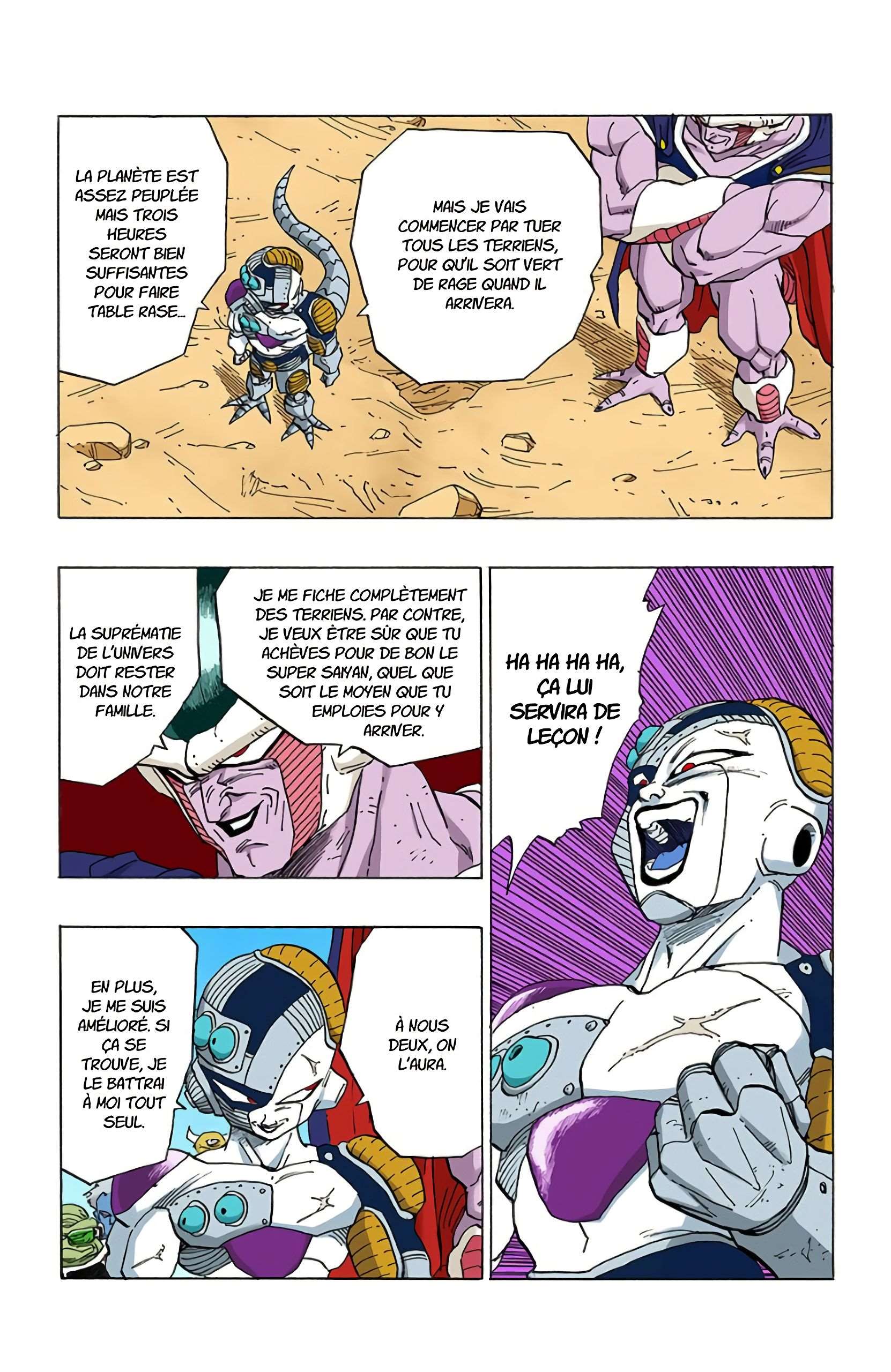 Chapitre 330 — Freezer père et fils atterrissent sur Terre — page 16