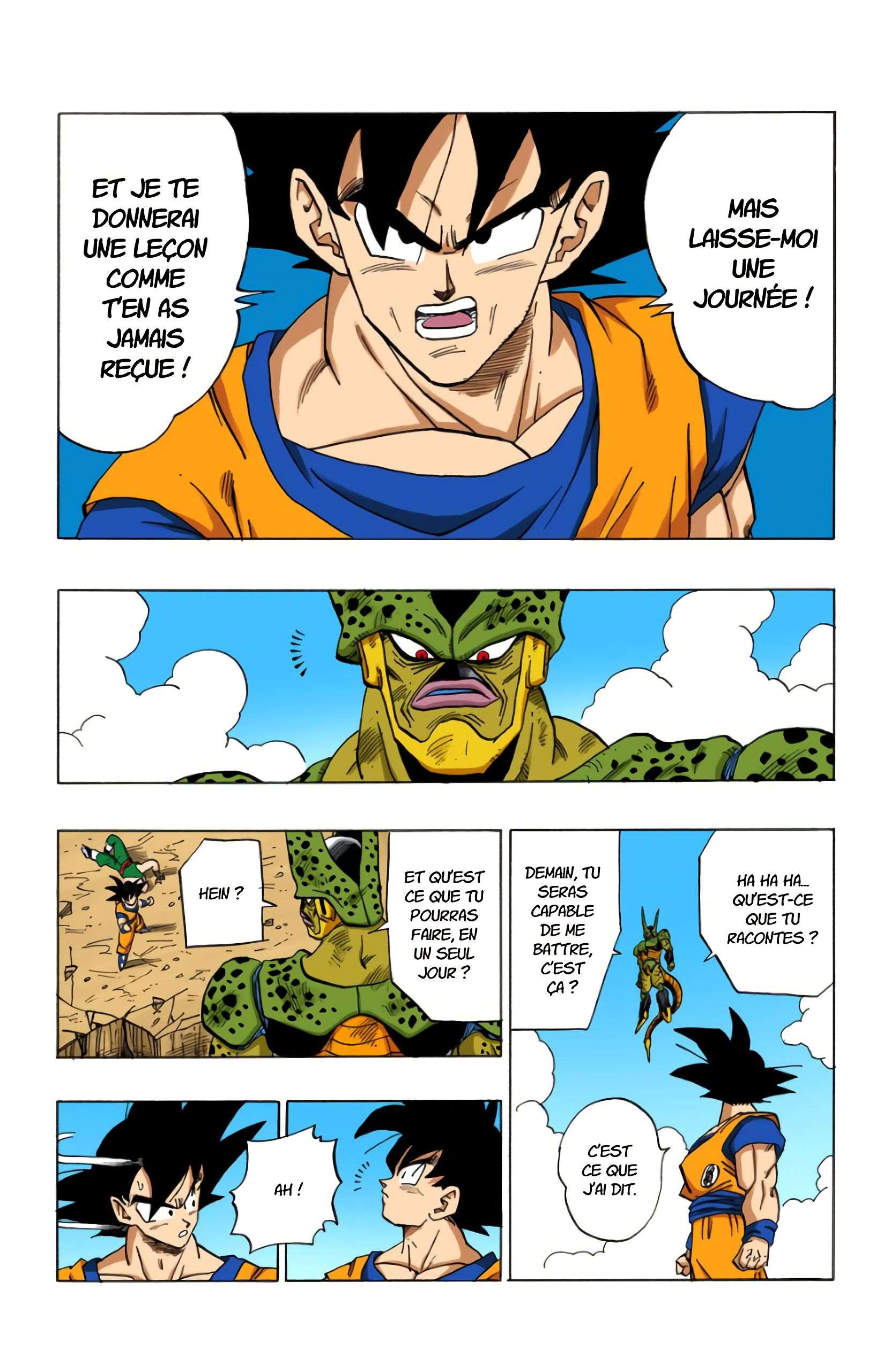 Chapitre 374 — Première confrontation entre Gokû et Cell — page 8