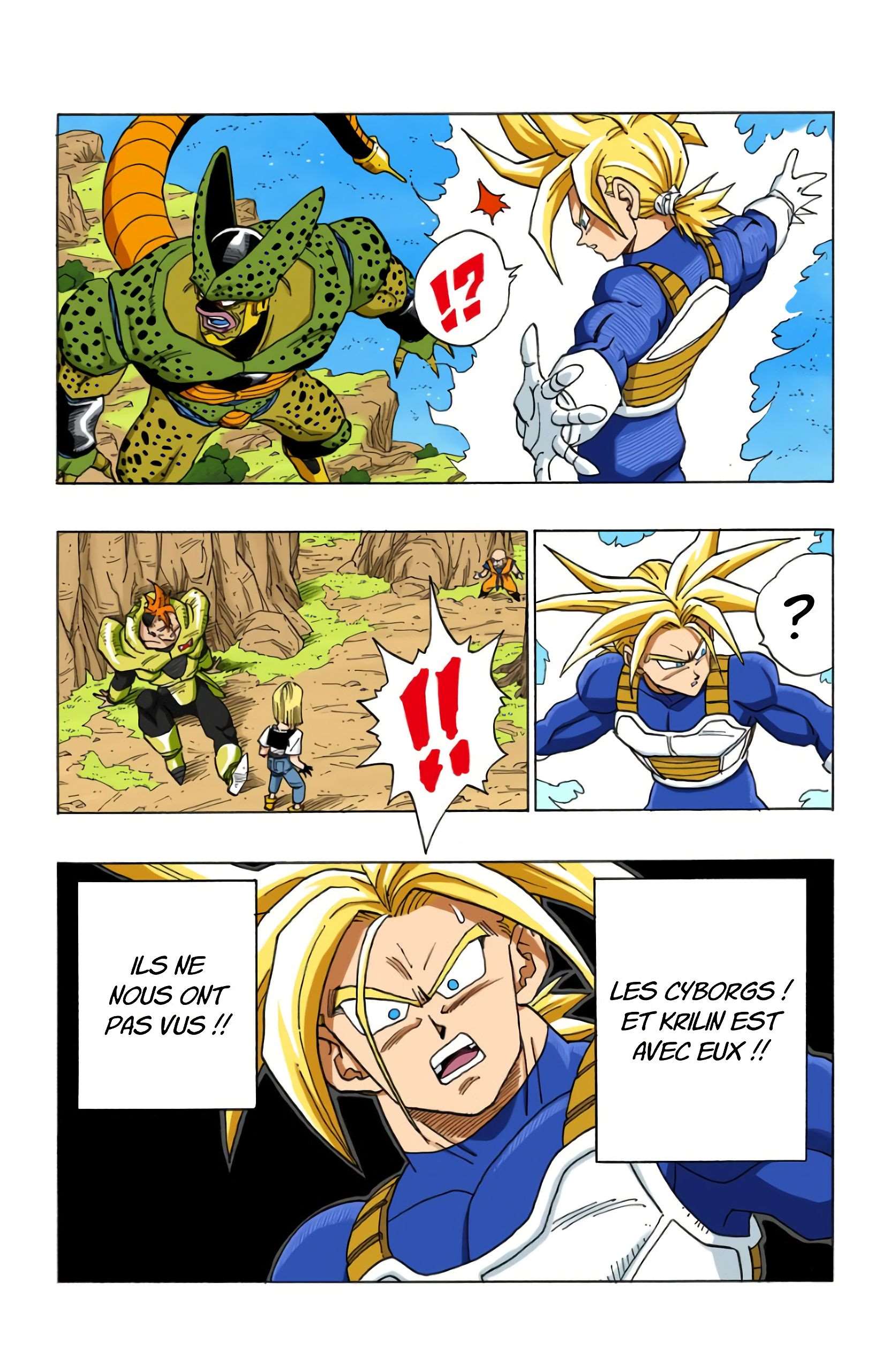 Chapitre 381 — Cell sauvé par la curiosité de Végéta — page 3