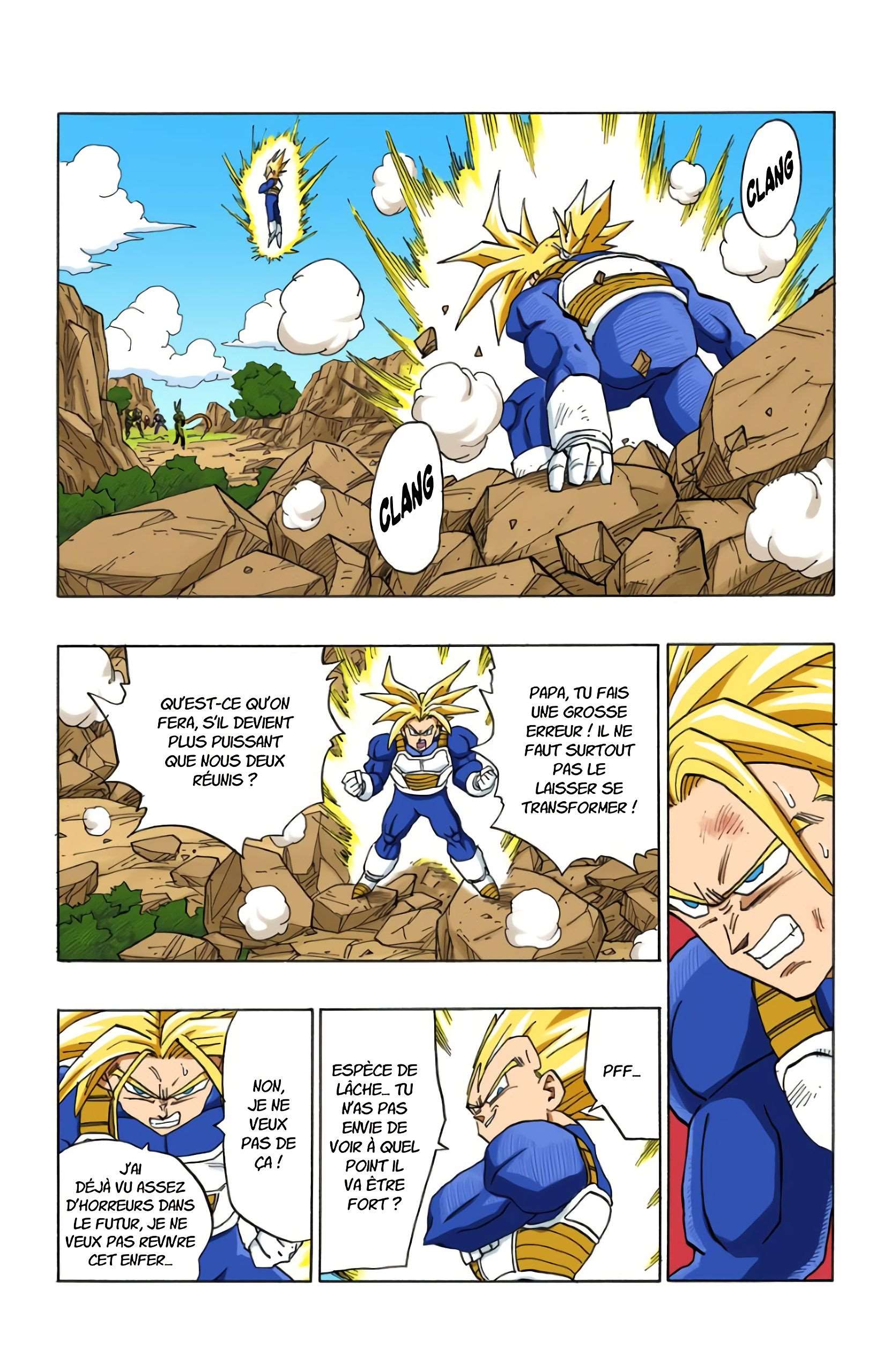 Chapitre 381 — Cell sauvé par la curiosité de Végéta — page 11