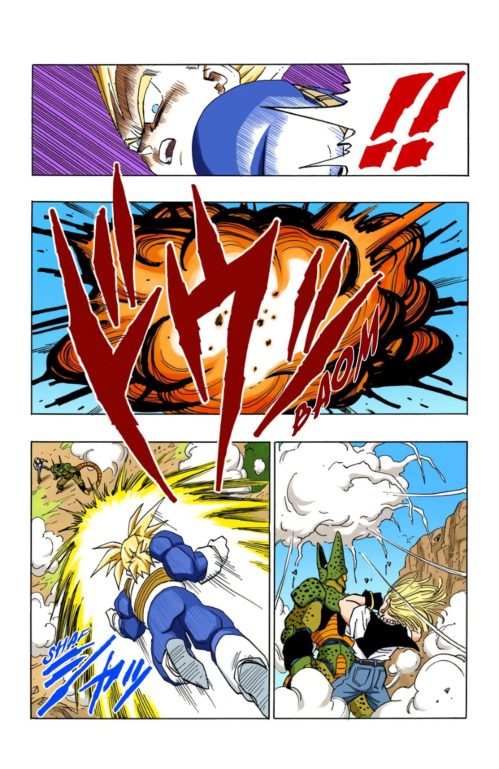 Chapitre 381 — Cell sauvé par la curiosité de Végéta — page 13