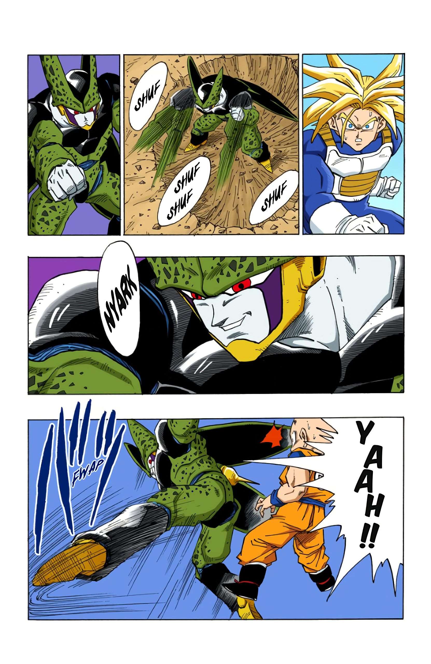 Chapitre 382 — Cell obtient le corps parfait !! — page 14