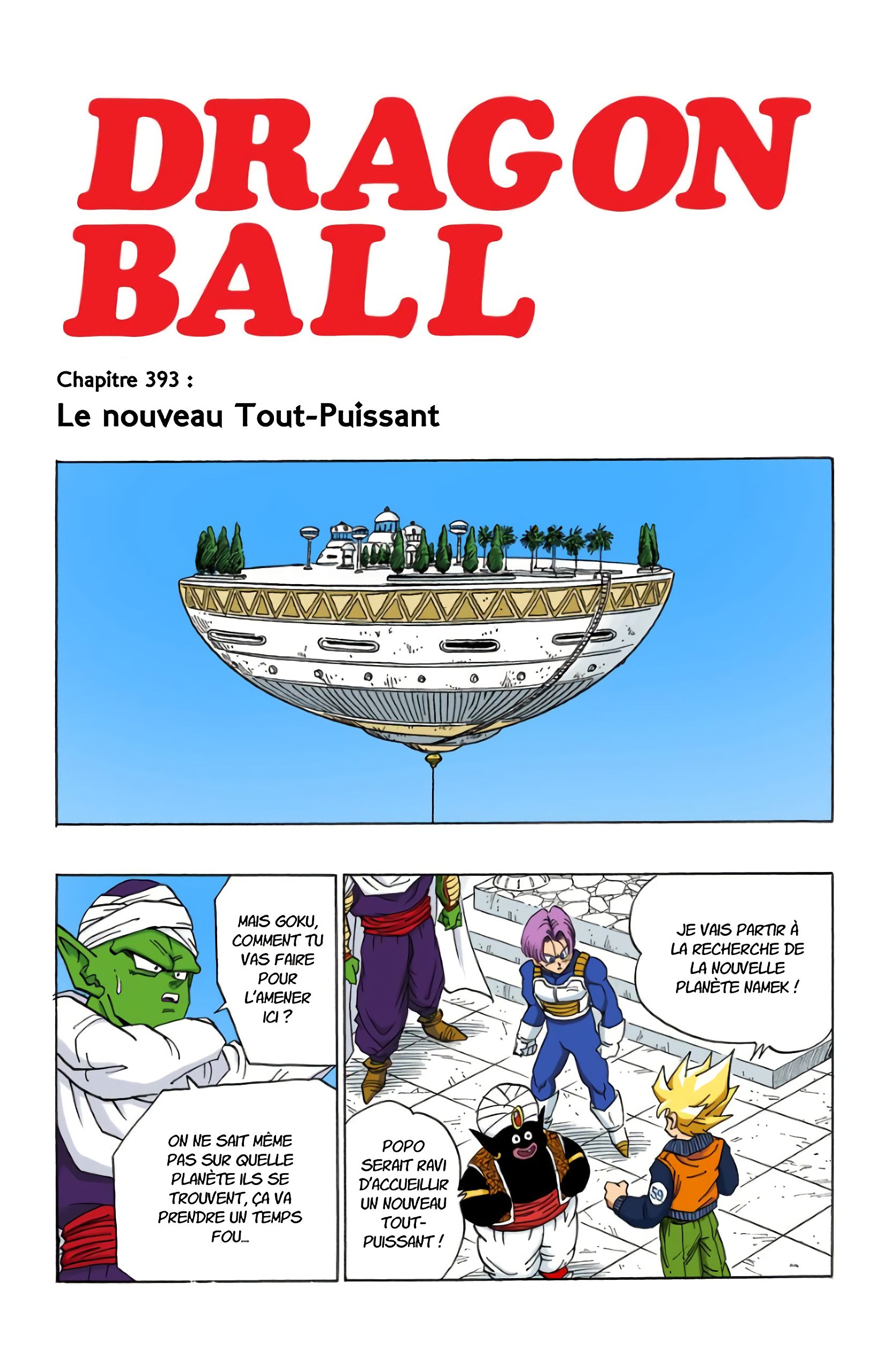 Chapitre 393 — Le nouveau Kami-sama — page 1