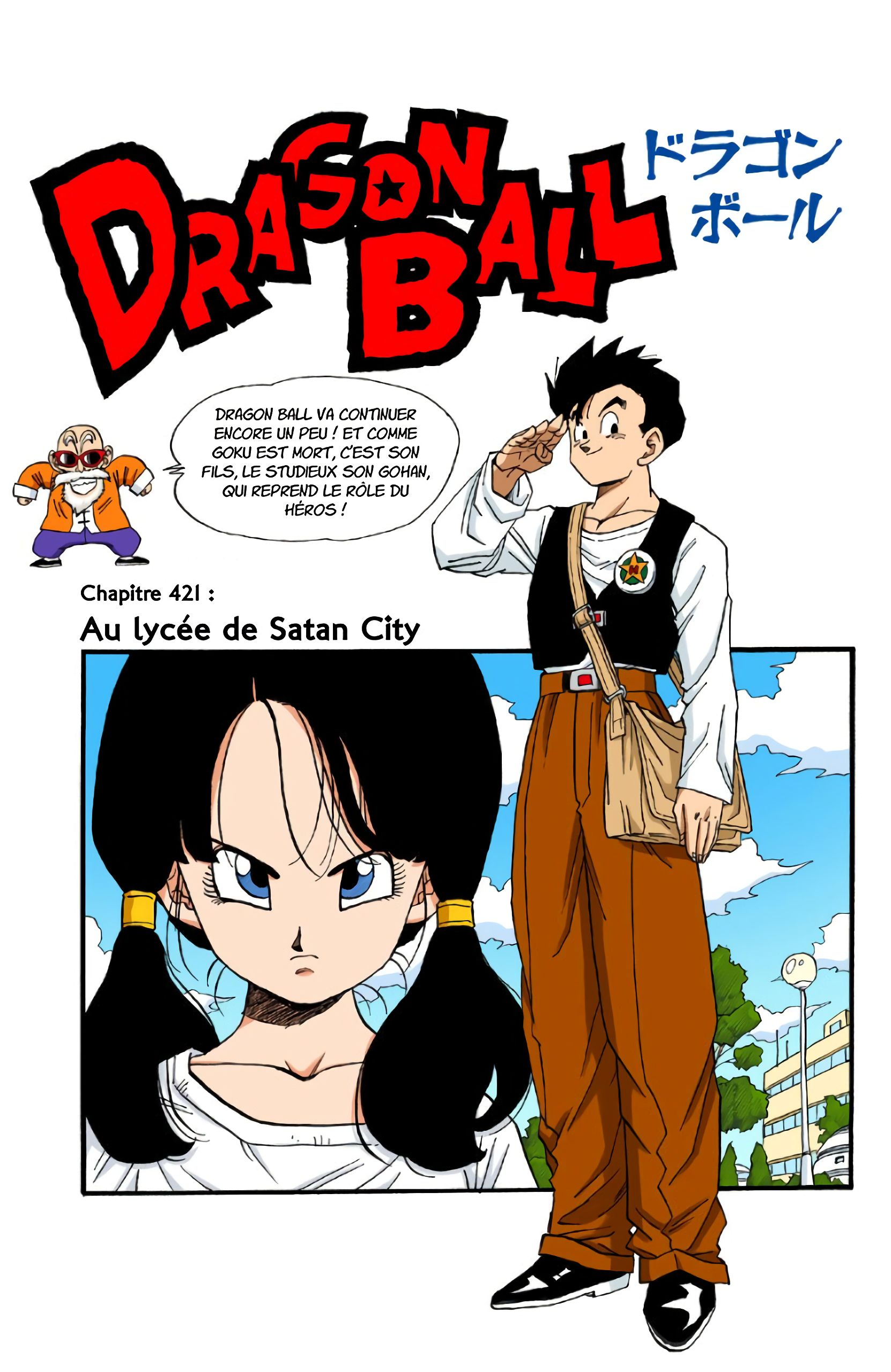 Chapitre 421 — Au lycée de Satan City — page 1