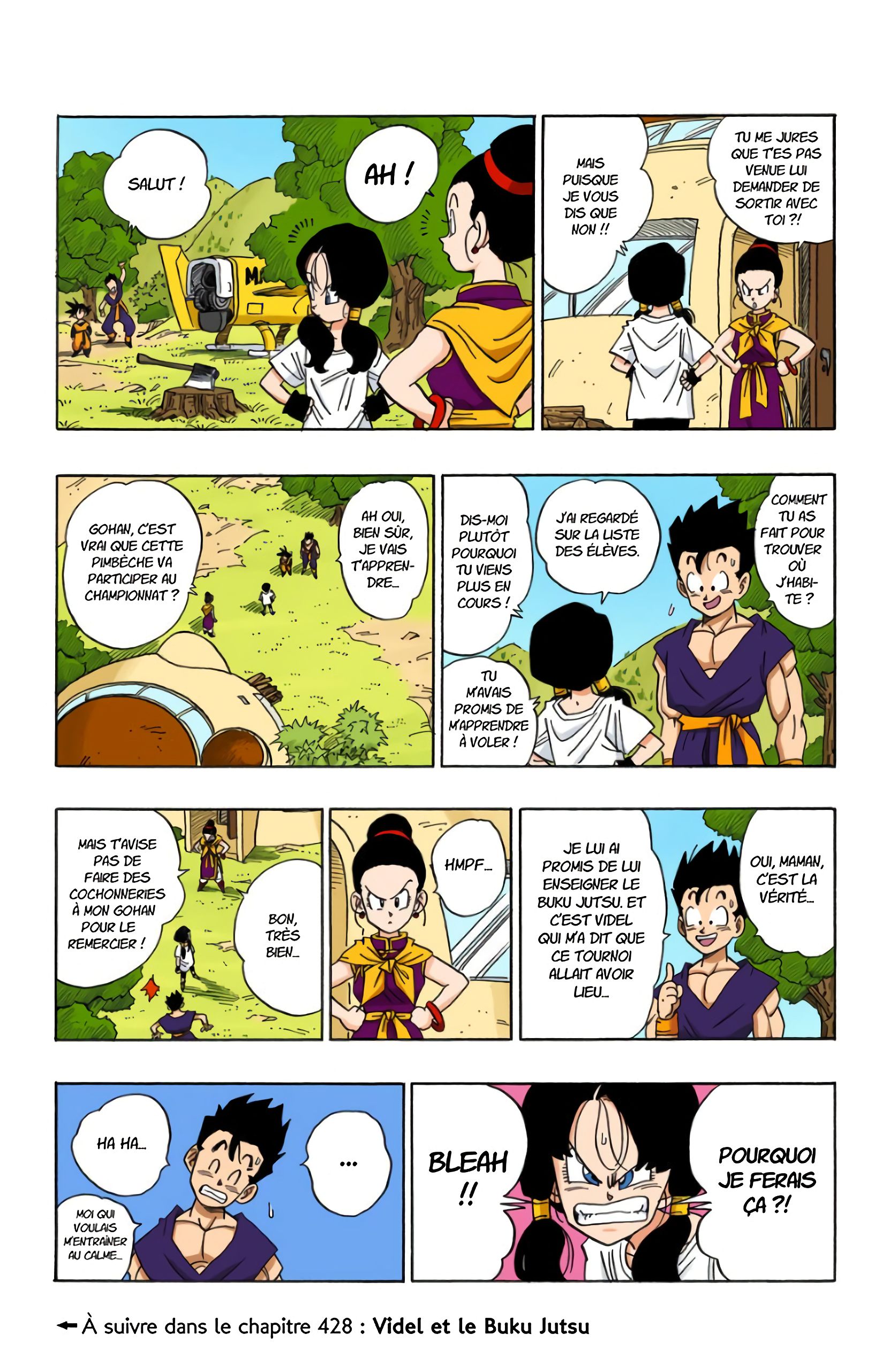 Chapitre 427 — Début de l'entraînement !! — page 15
