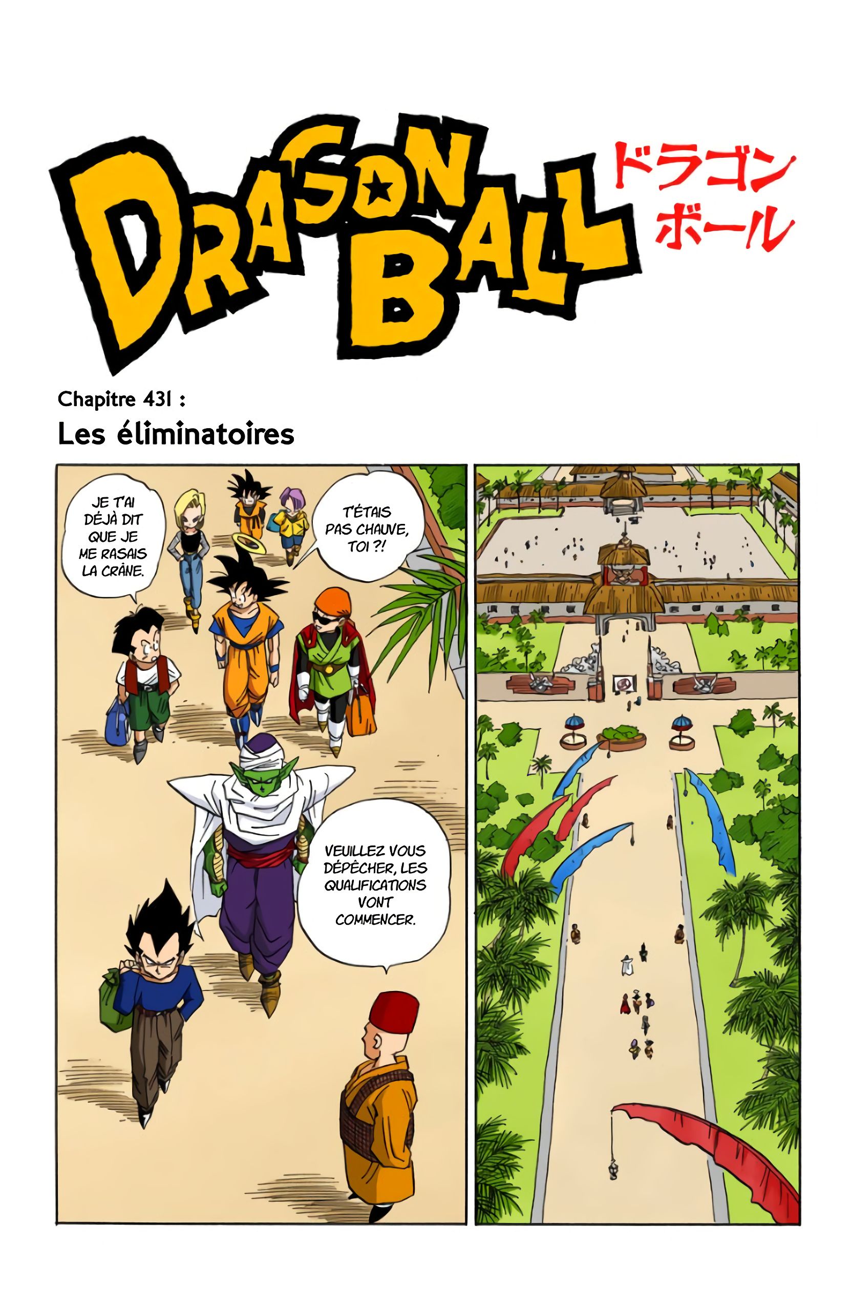 Chapitre 431 — Les éliminatoires — page 1