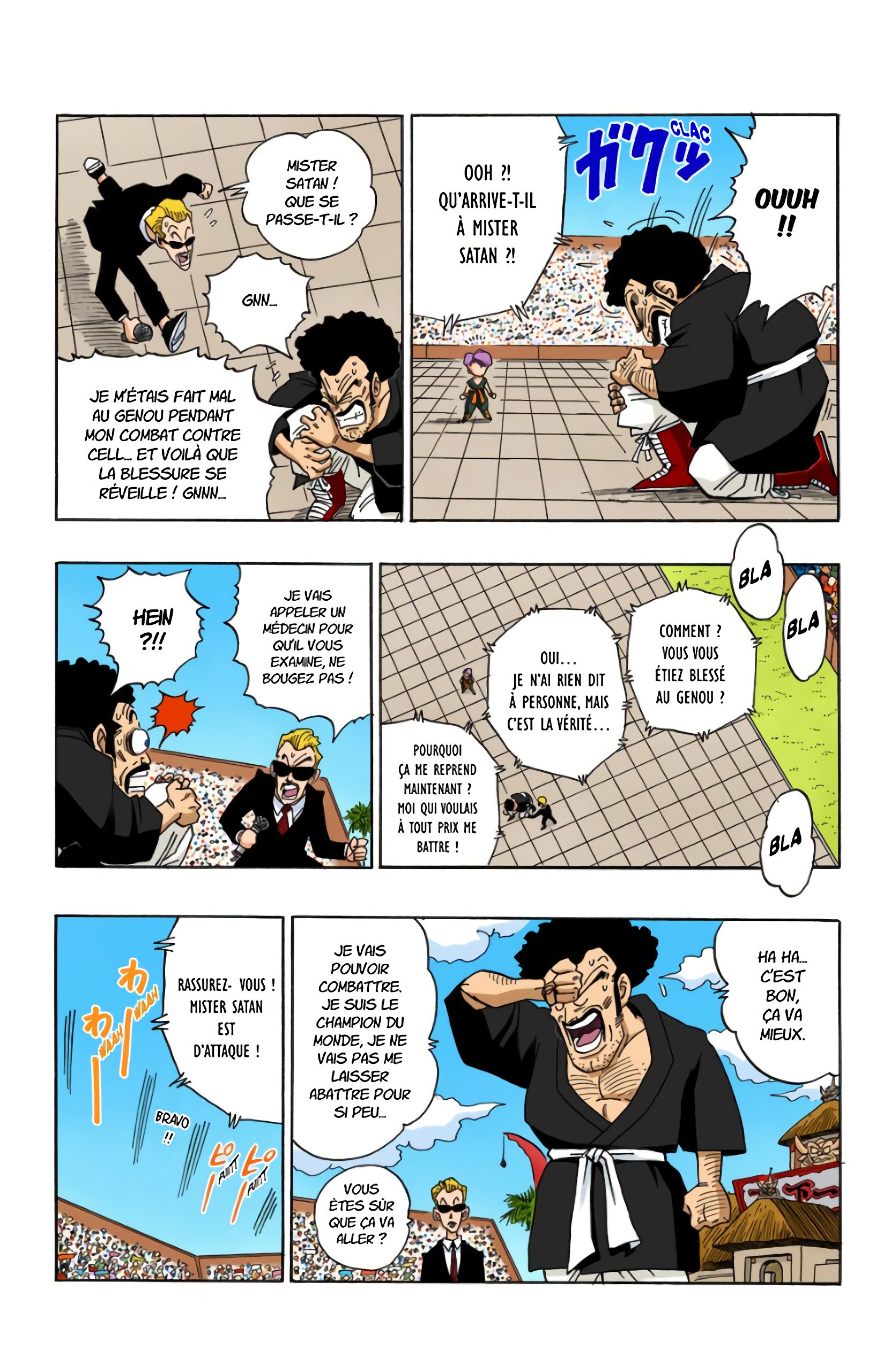 Chapitre 436 — Les efforts désespérés de Mister Satan ! — page 10