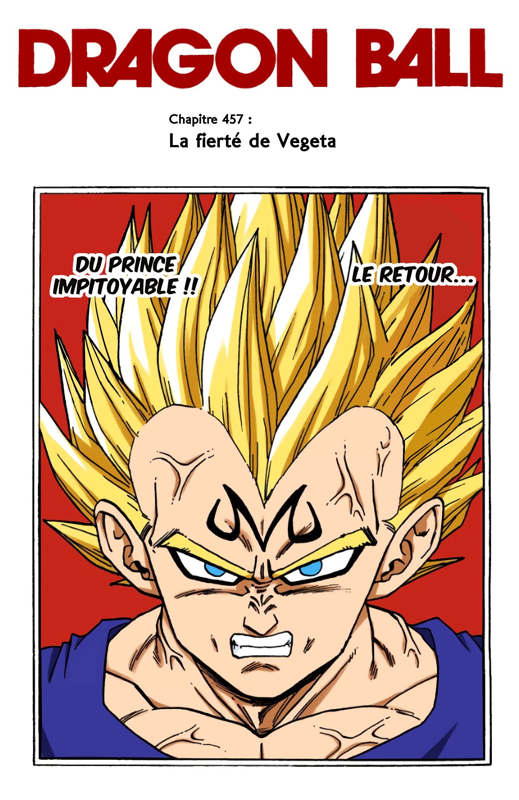 Chapitre 457 — La fierté de Végéta — page 1
