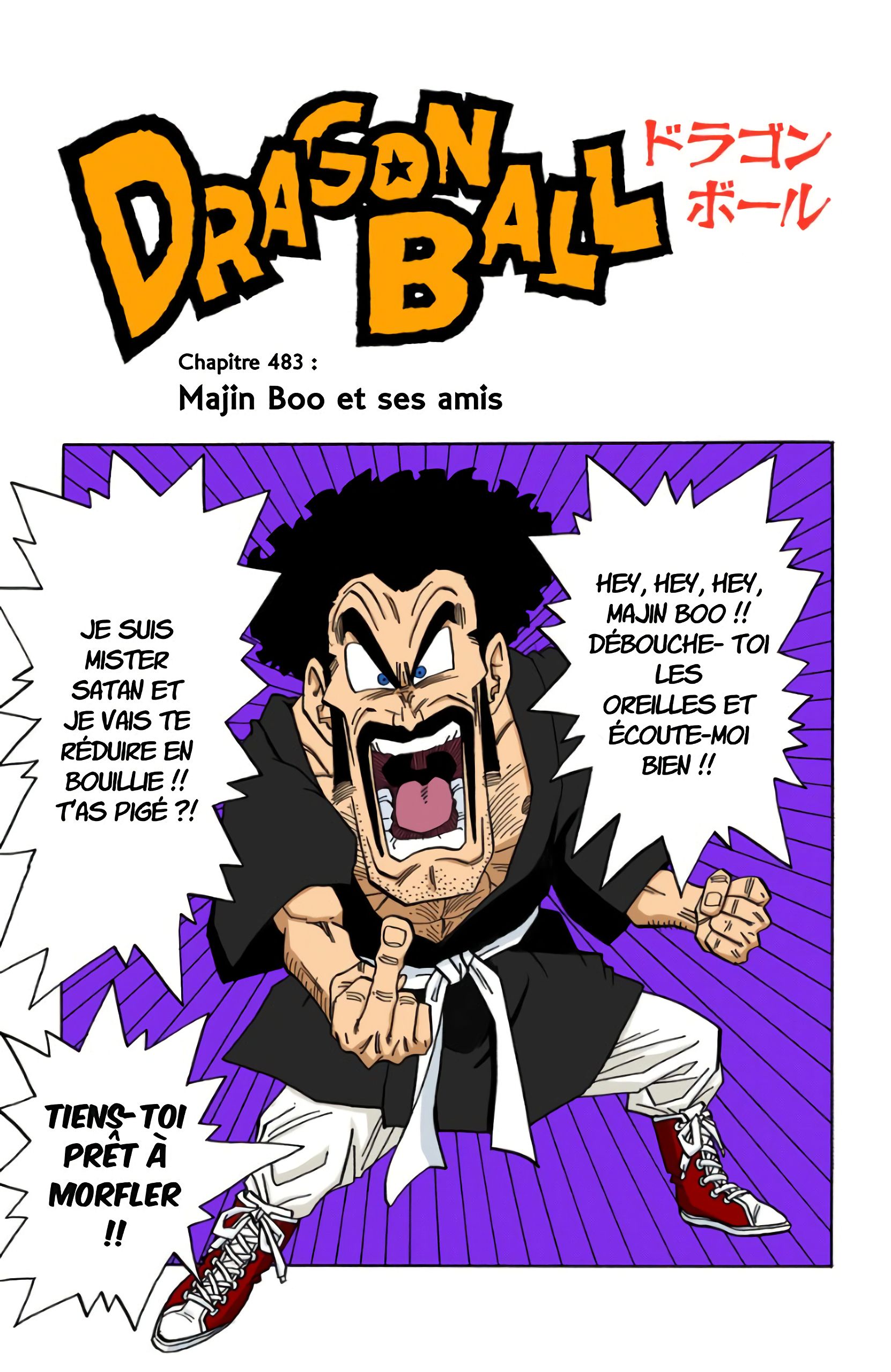 Chapitre 483 — Majin Boo et ses amis — page 1