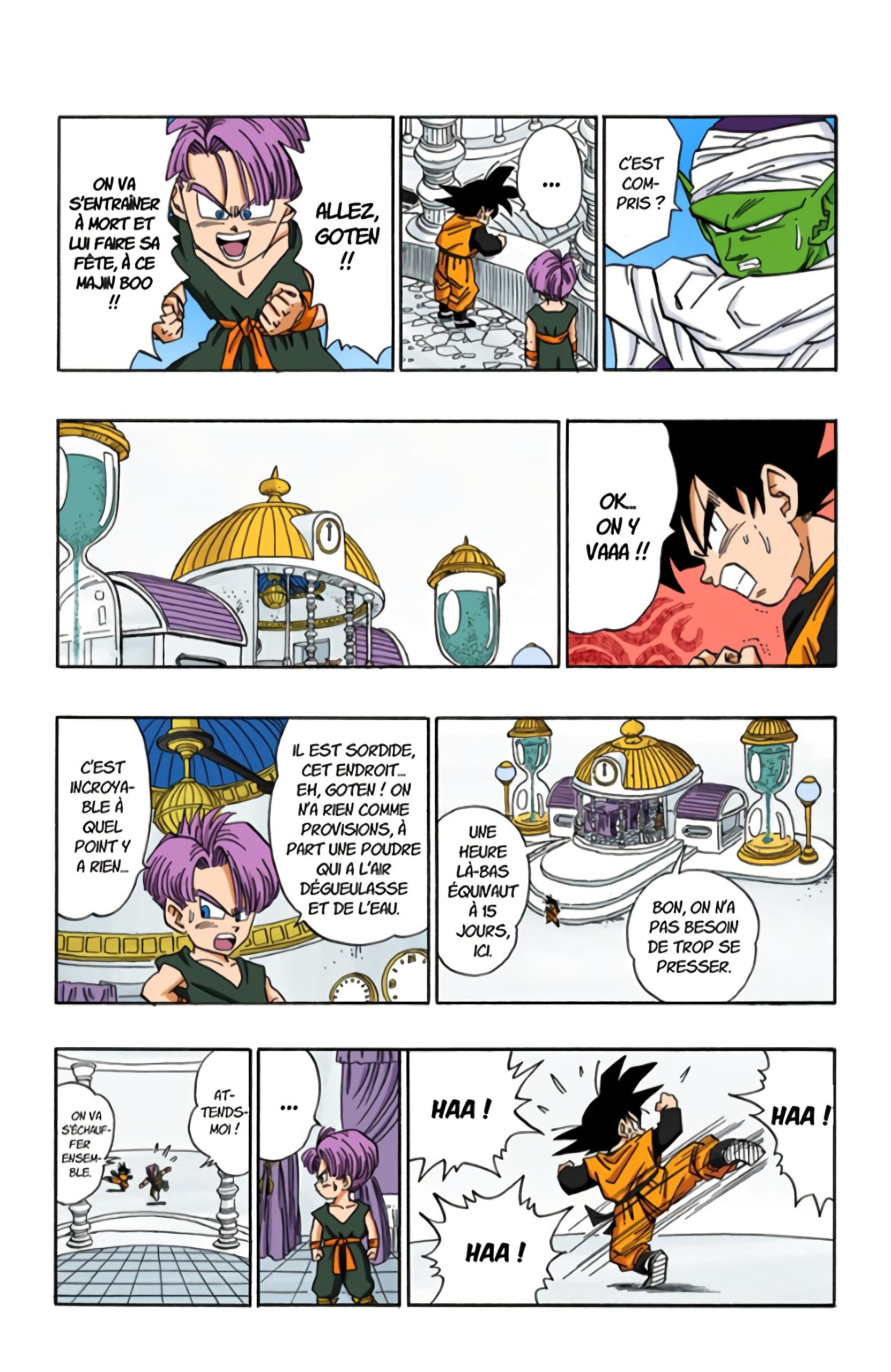Chapitre 488 — Trunks et Goten entrent dans la salle de l'esprit et du temps — page 8