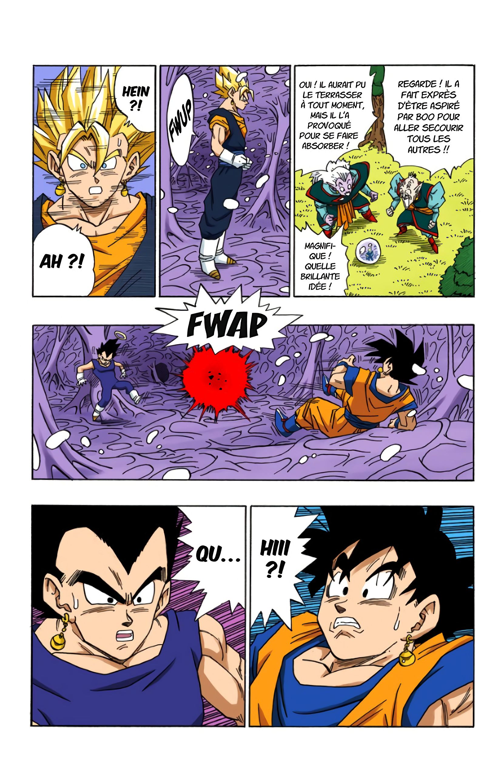Chapitre 506 — Gokû et Végéta à l'intérieur de Boo — page 6
