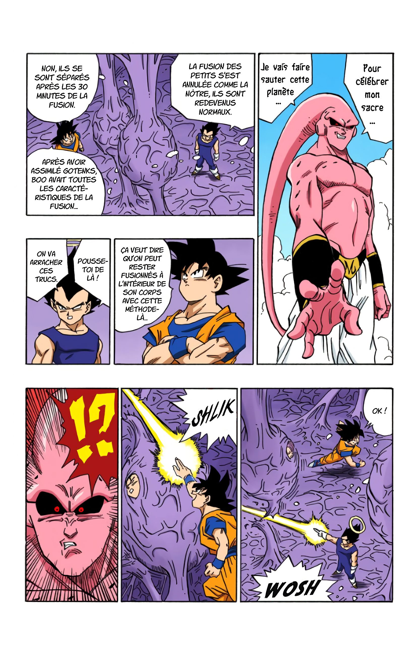 Chapitre 506 — Gokû et Végéta à l'intérieur de Boo — page 10