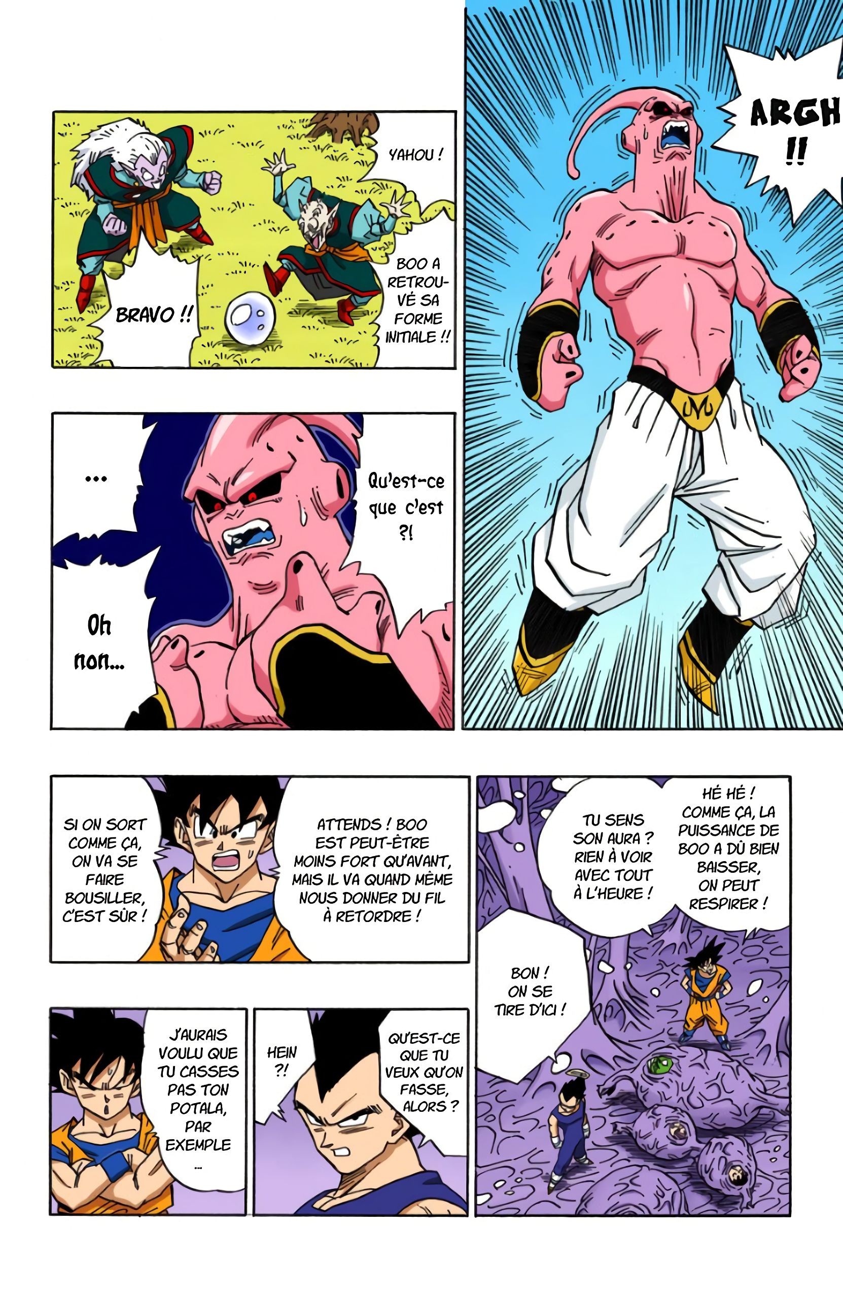 Chapitre 506 — Gokû et Végéta à l'intérieur de Boo — page 12