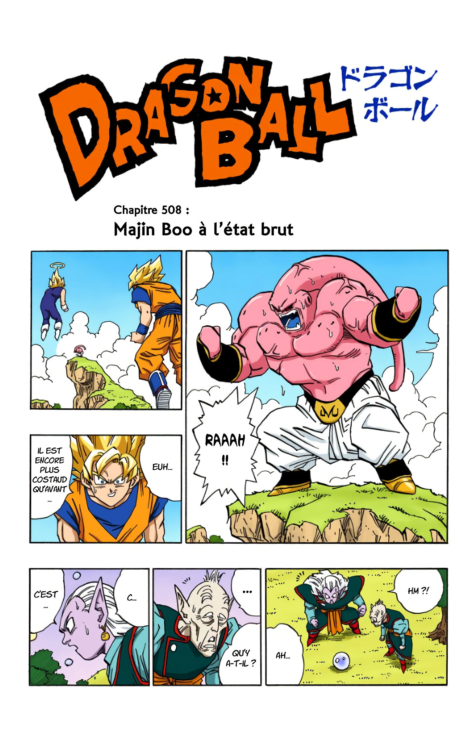 Chapitre 508 — Majin Boo à l'état brut — page 1