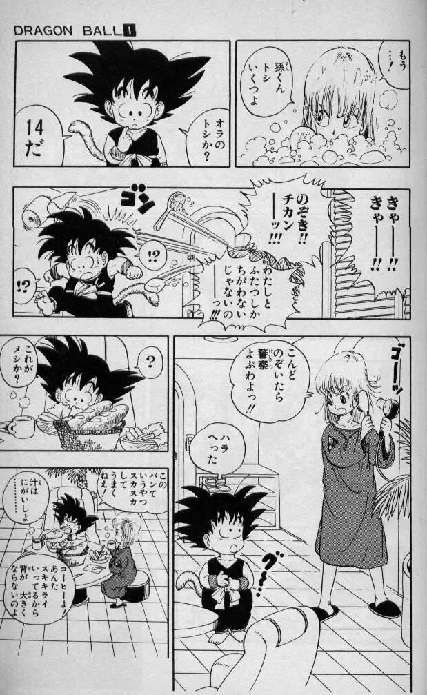 Chapitre 1 — Dragon Ball (Édition Japonaise) Vol. 1 — page 42