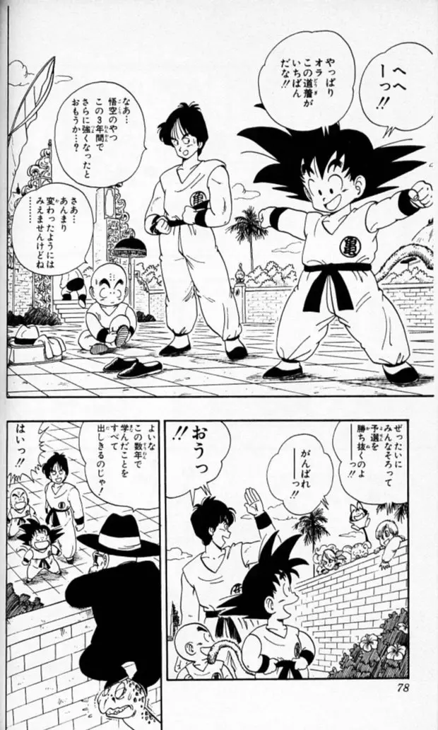 Chapitre 10 — Dragon Ball (Édition Japonaise) Vol. 10 — page 77
