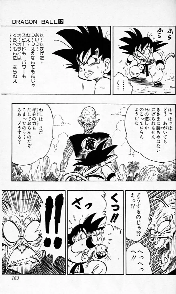 Chapitre 12 — Dragon Ball (Édition Japonaise) Vol. 12 — page 162