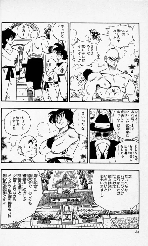 Chapitre 15 — Dragon Ball (Édition Japonaise) Vol. 15 — page 33