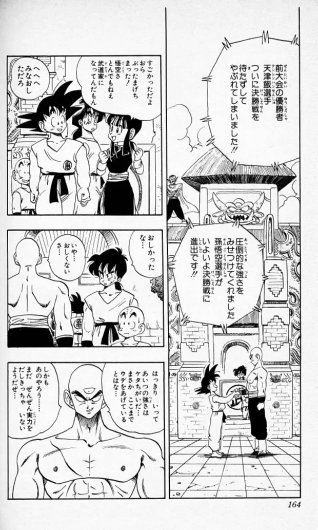Chapitre 15 — Dragon Ball (Édition Japonaise) Vol. 15 — page 163