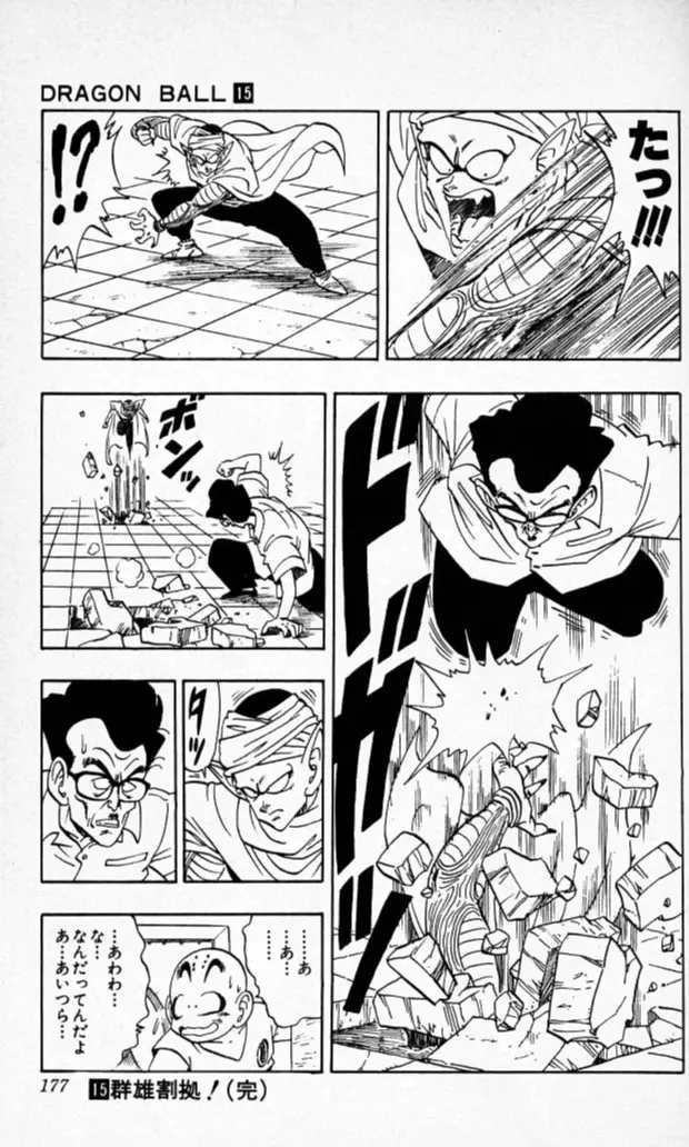 Chapitre 15 — Dragon Ball (Édition Japonaise) Vol. 15 — page 176