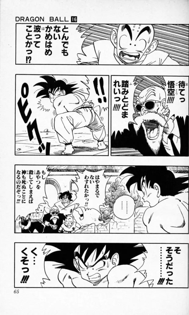 Chapitre 16 — Dragon Ball (Édition Japonaise) Vol. 16 — page 64