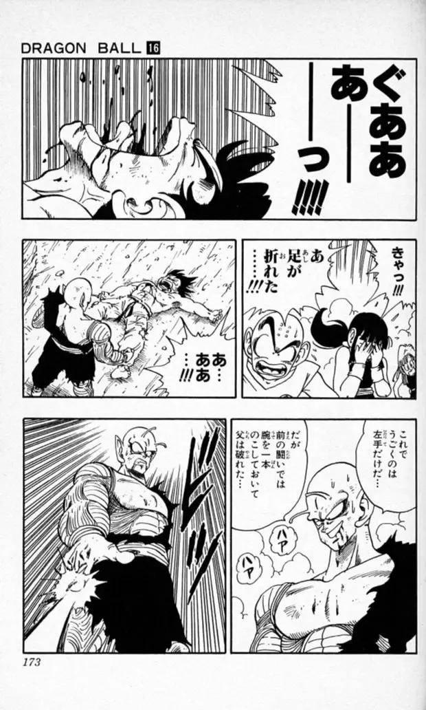 Chapitre 16 — Dragon Ball (Édition Japonaise) Vol. 16 — page 172