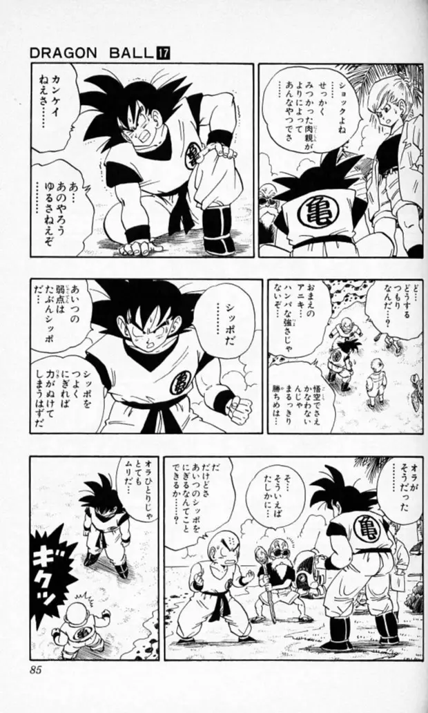 Chapitre 17 — Dragon Ball (Édition Japonaise) Vol. 17 — page 84