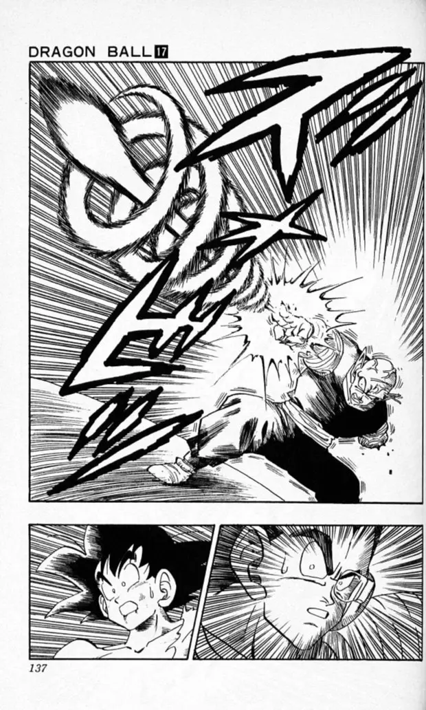 Chapitre 17 — Dragon Ball (Édition Japonaise) Vol. 17 — page 136