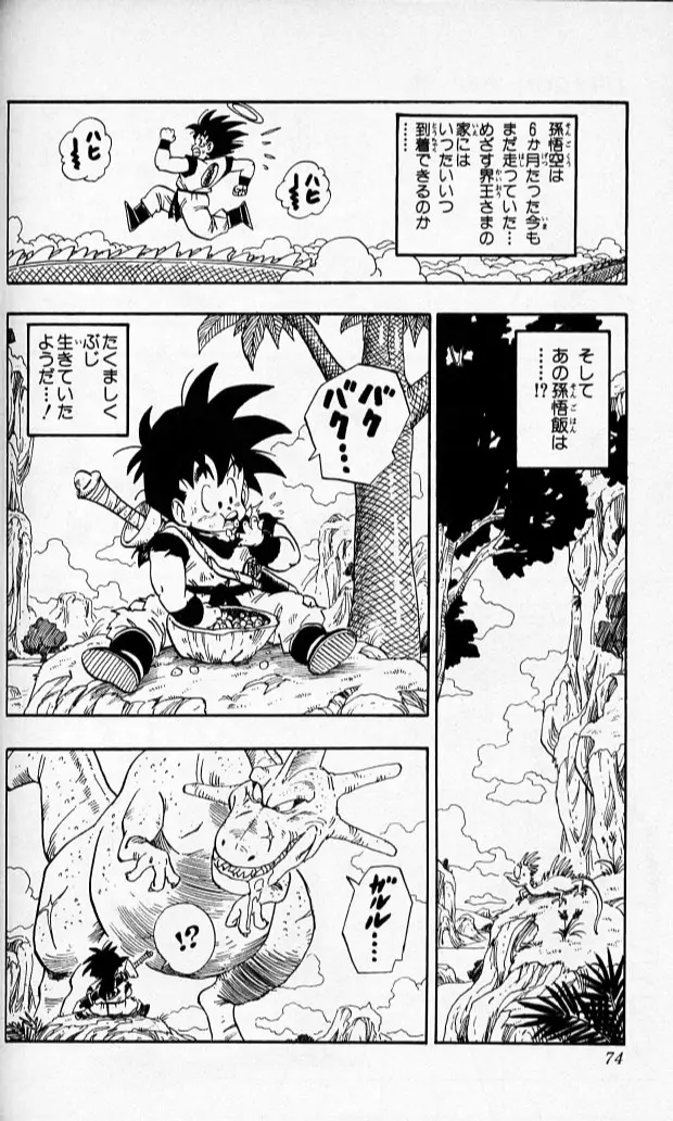 Chapitre 18 — Dragon Ball (Édition Japonaise) Vol. 18 — page 73