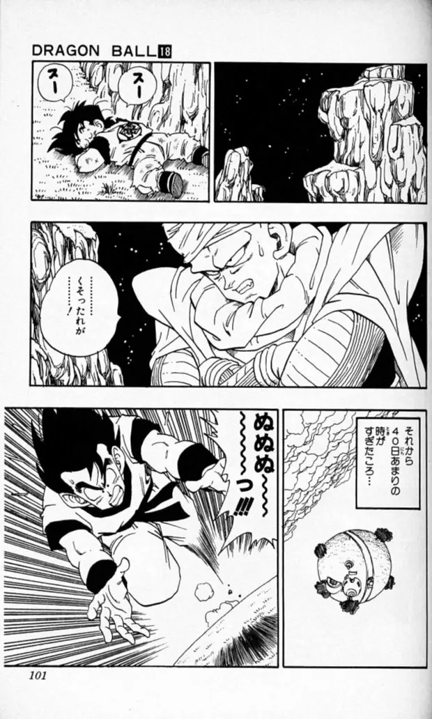 Chapitre 18 — Dragon Ball (Édition Japonaise) Vol. 18 — page 100