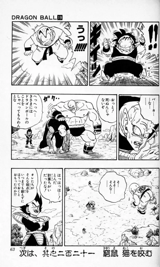 Chapitre 19 — Dragon Ball (Édition Japonaise) Vol. 19 — page 62