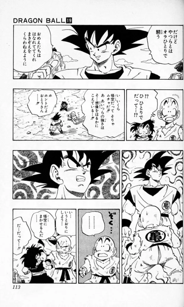Chapitre 19 — Dragon Ball (Édition Japonaise) Vol. 19 — page 112