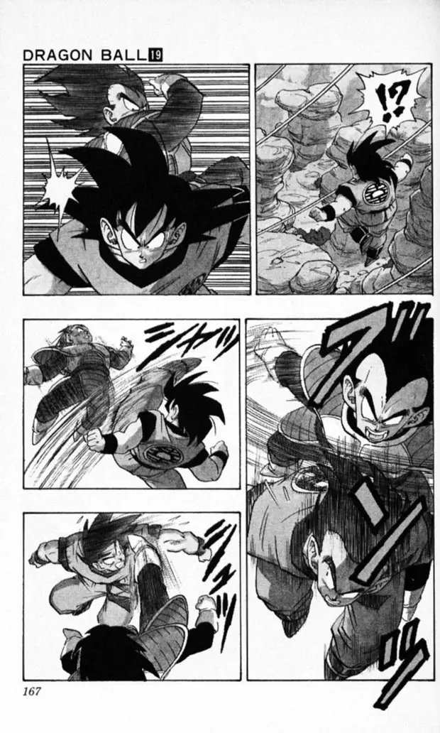 Chapitre 19 — Dragon Ball (Édition Japonaise) Vol. 19 — page 166
